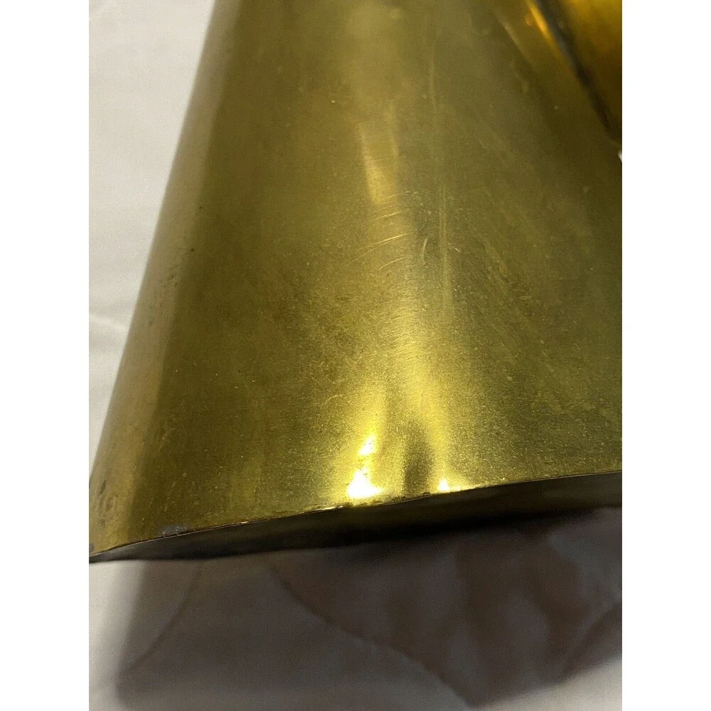 Brass Angel Candle Holders Jaipur? India Brutalist Style - 2 Qty. Heavy Brass